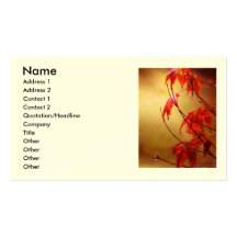 Glowing Fire Business Card