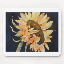 Glowing Sunflower Mouse Pad