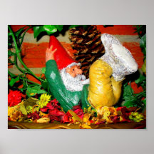Gnome Giggles Poster