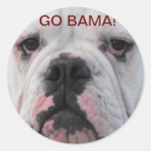 Go Bama Bulldog Stickers