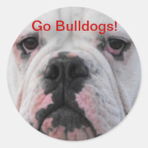 Go  Bulldogs Stickers