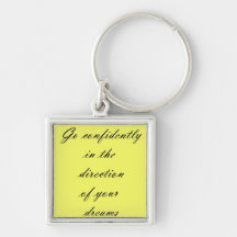 Go Confidently - Keychain