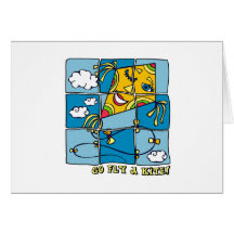 Go Fly a Kite 4 Greeting Cards