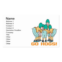 Go Hogs Business Card