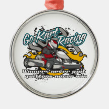 Go Kart Winners Christmas Ornament