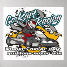 Go Kart Winners Posters