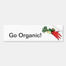 Go Organic! Bumper Sticker