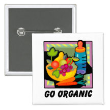 Go Organic Pin
