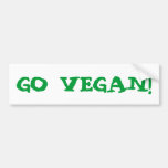 GO VEGAN! BUMPER STICKER