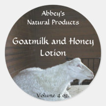 Goat Milk Bath Products Label Stickers