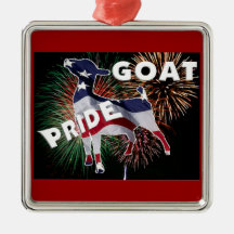 GOAT PRIDE CHRISTMAS ORNAMENT