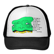 Goblin FACE HAT w/ Poem
