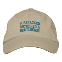 GOBSMACKED cap Embroidered Hats