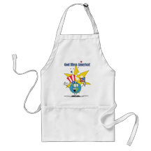 God Bless America Apron