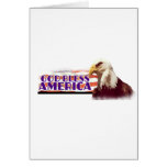 God Bless America with Bald Eagle Cards