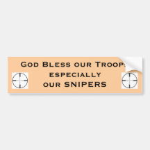 God Bless our Troops especial... Bumper Stickers