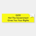 GOD BUMPER STICKER