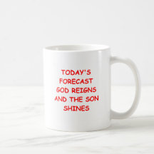 GOD COFFEE MUG