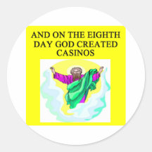 god created casinos stickers