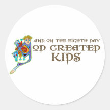 God Created Kids Stickers