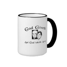 God Giveth Coffee Mug