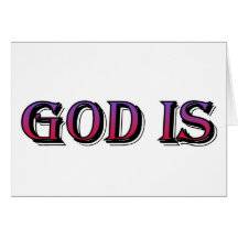 God Is Christian Saying Greeting Cards