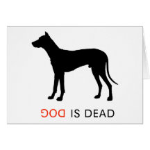God is Dead Notecard