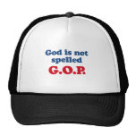 God is not spelled GOP Mesh Hats