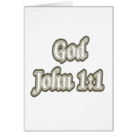 God John 1:1 Greeting Cards