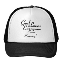 God Loves Barney! Hats