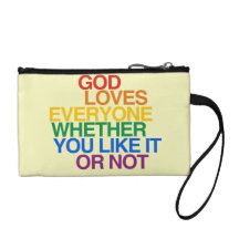 GOD LOVES EVERYONE - - .png Coin Wallets