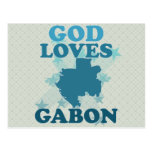 God Loves Gabon Postcards