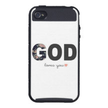 GOD loves you Case For iPhone 4