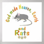 God Made Rats Posters
