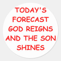 GOD STICKER