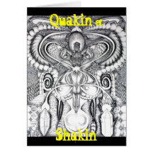 GODDESS AWAKENS greeting card by RAVEN DANCING