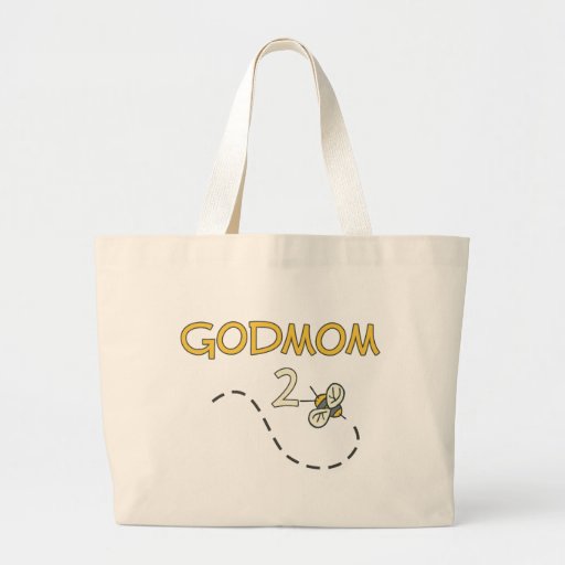 Godmom 2 Bee Canvas Bags
