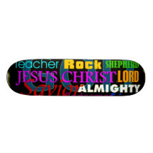 God's Attributes Skate Board