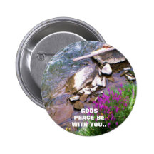 GODS PEACE BE WITH YOU button