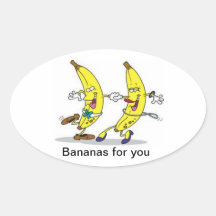 Going bananas sticker