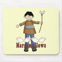 Going Camping Boy Mouse Pad