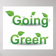 Going Green Poster