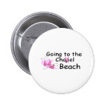 Going To The Chapel Beach (Swimsuit) Pinback Button