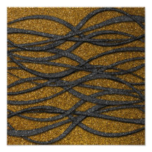 Gold and Black Lines Photo