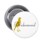 gold bird button