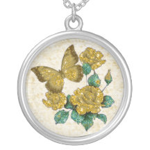 Gold Butterflies Necklaces