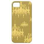 gold chandelier damask pattern iPhone 5 cases