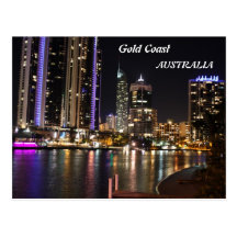 Gold Coast Australia Post Card