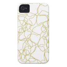 Gold Crackle iPhone 4 Case