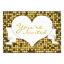 Gold Glam Invitation